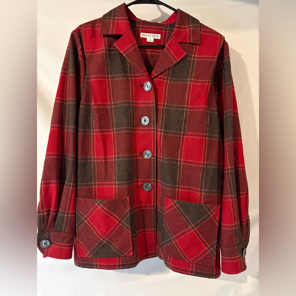 Pendleton Heritage 49er Button Down Jacket 100% V… - image 1
